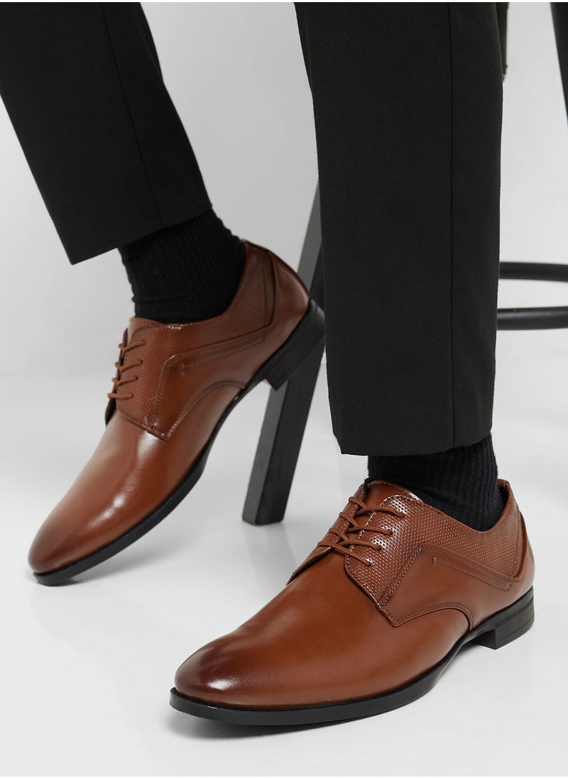 Perforation Details Formal Lace Ups