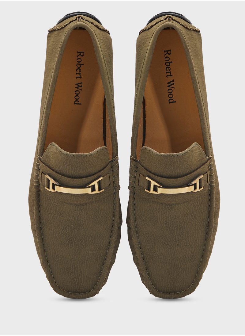 Casual Nubuck Loafers