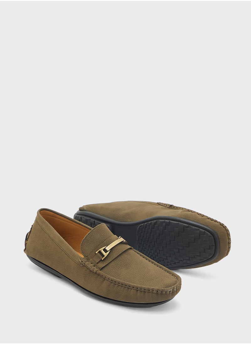 Casual Nubuck Loafers