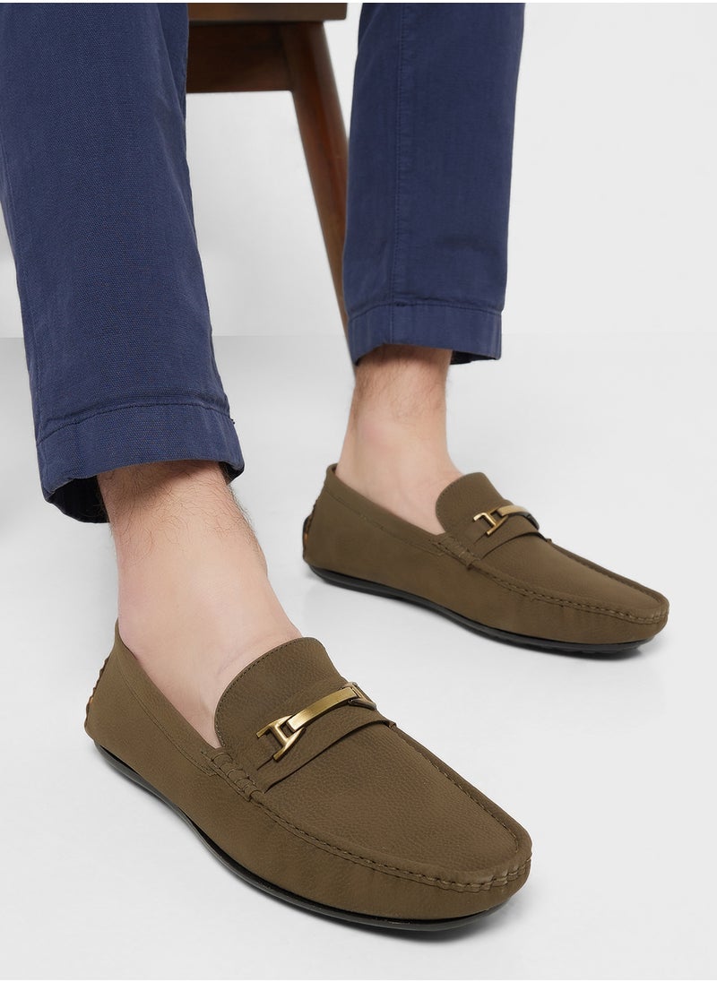 Casual Nubuck Loafers