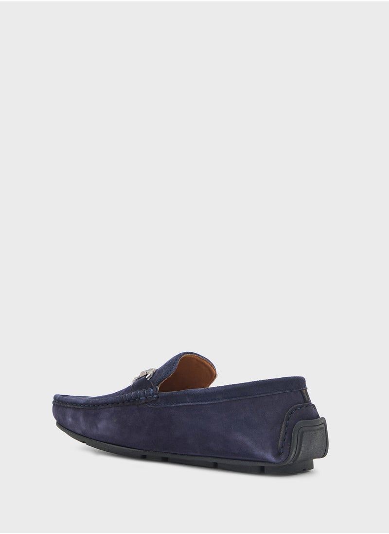 Genuine Suede Leather Loafers