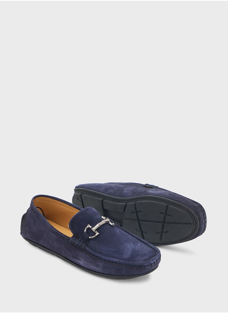 Genuine Suede Leather Loafers