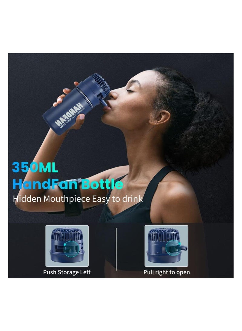 HandFan Water Bottle with Fan 12oz/24oz Hot & Cold