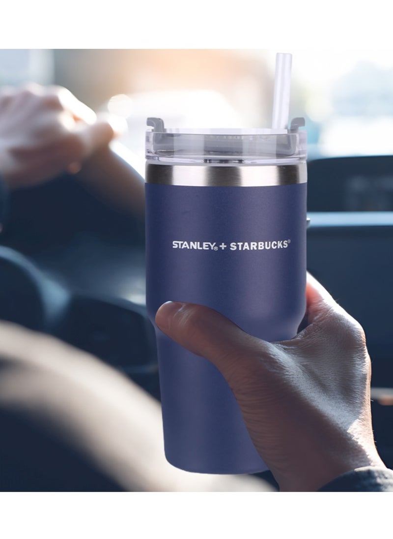 Stanley x Starbucks Collaboration – Premium 304 Stainless Steel Insulated Water Bottle | Large Capacity Travel Tumbler with Leak-Proof Lid | Hot & Cold Beverage Thermal Cup for Coffee, Tea, Water & More