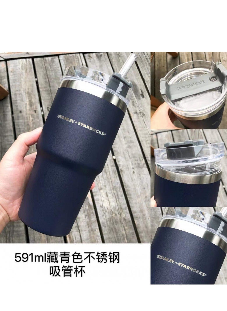 Stanley x Starbucks Collaboration – Premium 304 Stainless Steel Insulated Water Bottle | Large Capacity Travel Tumbler with Leak-Proof Lid | Hot & Cold Beverage Thermal Cup for Coffee, Tea, Water & More