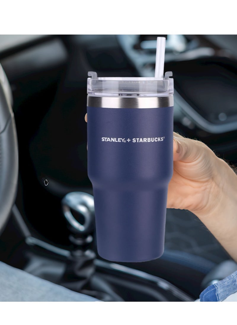 Stanley x Starbucks Collaboration – Premium 304 Stainless Steel Insulated Water Bottle | Large Capacity Travel Tumbler with Leak-Proof Lid | Hot & Cold Beverage Thermal Cup for Coffee, Tea, Water & More