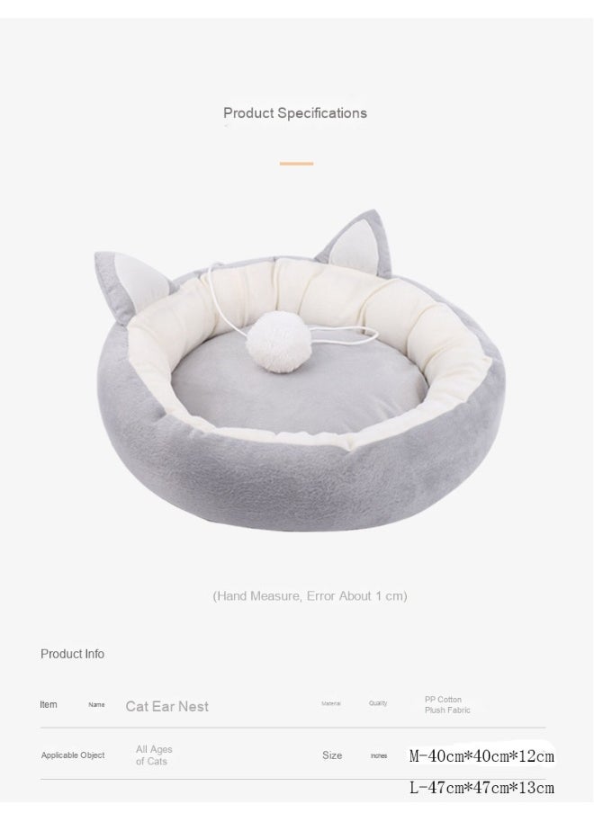 Cat Ear Pet Bed - The Perfect Blend of Comfort and Style