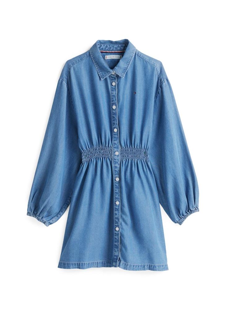 Kids Chambray Shirt Ls Dress