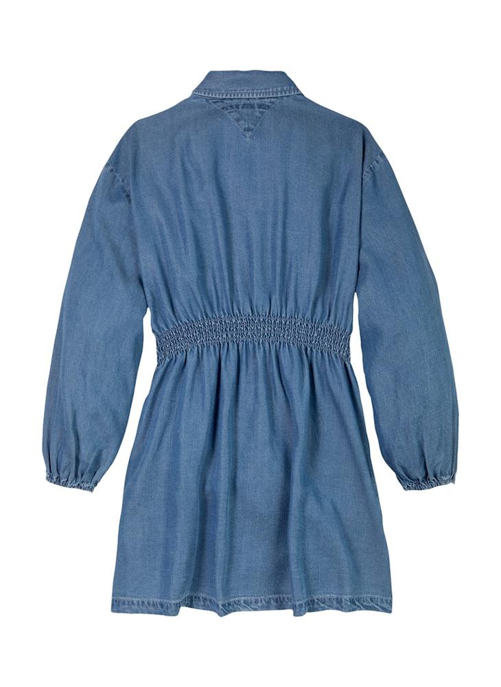 Kids Chambray Shirt Ls Dress