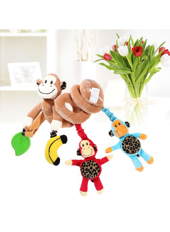 Monkey Baby Activity Spiral Bed And Stroller Toy 20x10x20cm