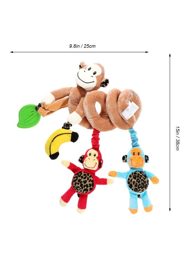 Monkey Baby Activity Spiral Bed And Stroller Toy 20x10x20cm
