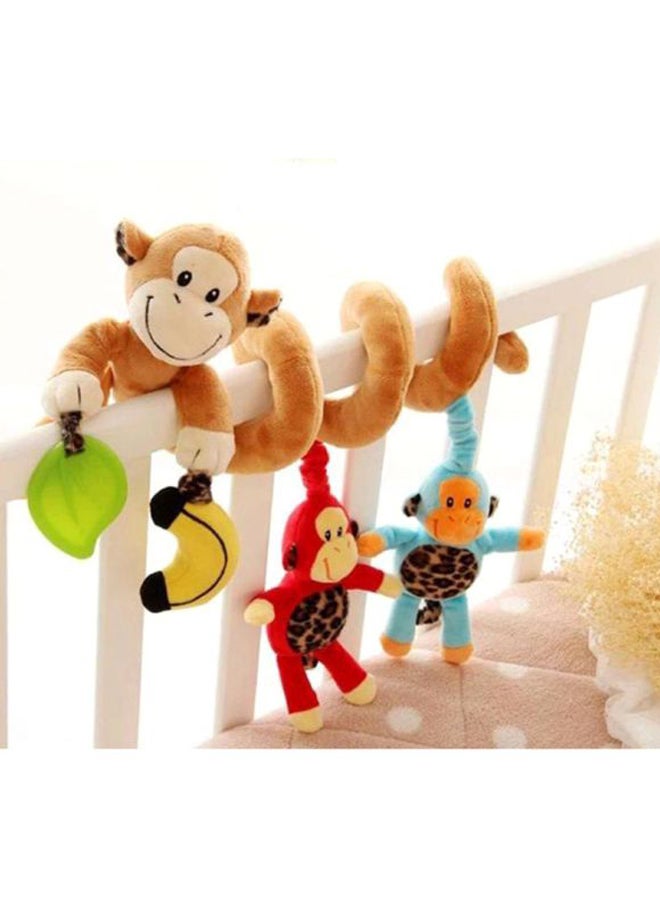 Monkey Baby Activity Spiral Bed And Stroller Toy 20x10x20cm