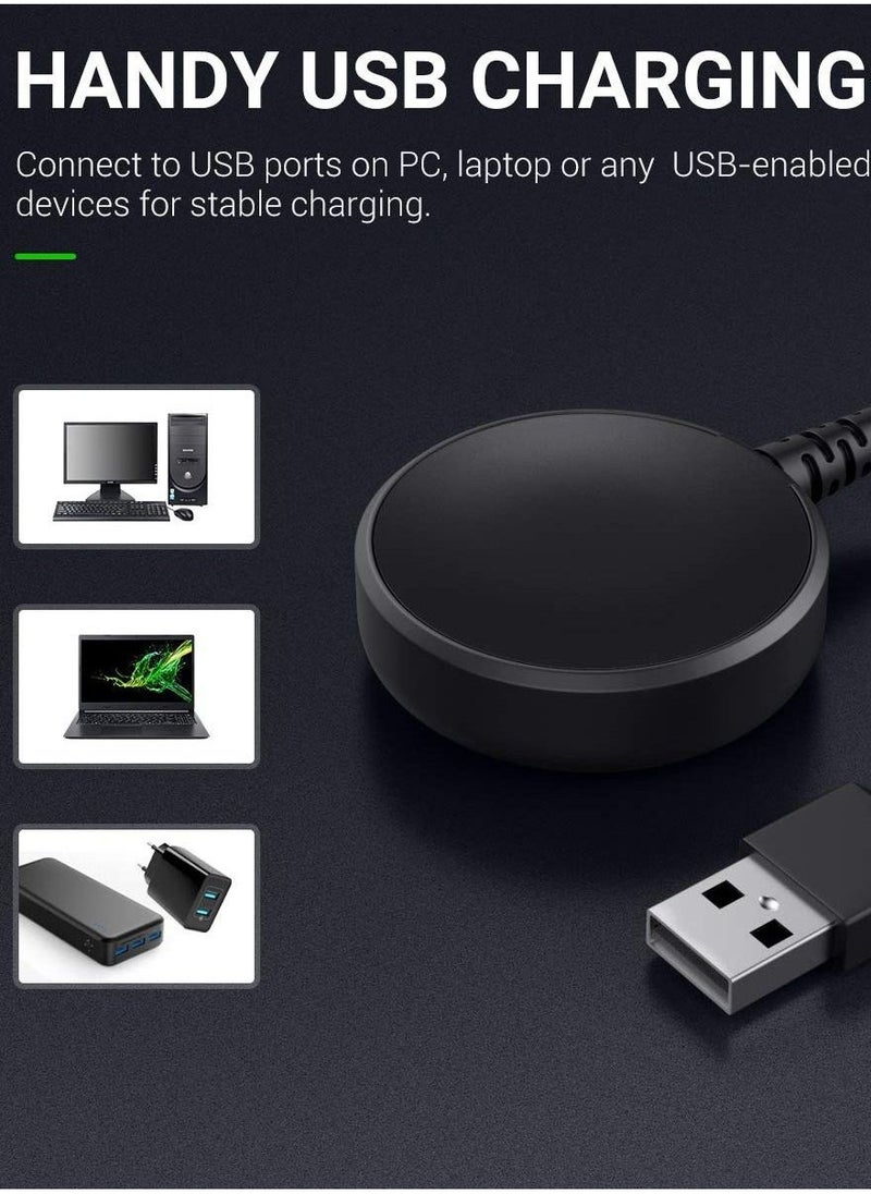 Charging Dock Cable Compatible with Samsung Galaxy Watch 4 / 4 Classic, Replacement USB Charging Dock Cable for Galaxy Watch 3 45mm 41mm, for Galaxy Watch Active 2 / 1 44mm 40mm