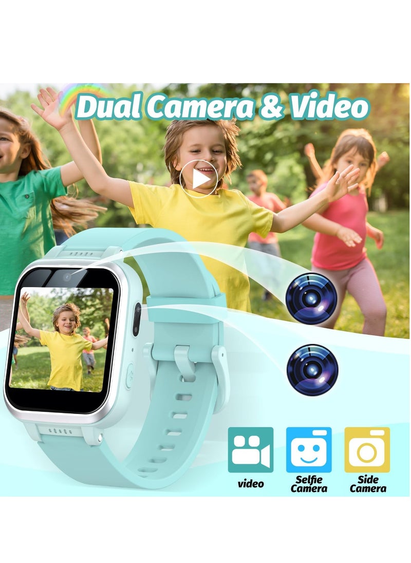 Kids Smart Watch Girls, Gifts For 3-10 Year Old Girls Dual Camera Touchscreen Smart Watch For Kids With Music Player, Educational Toys Toddles Birthday Gift For Girls Ages 6 7 8