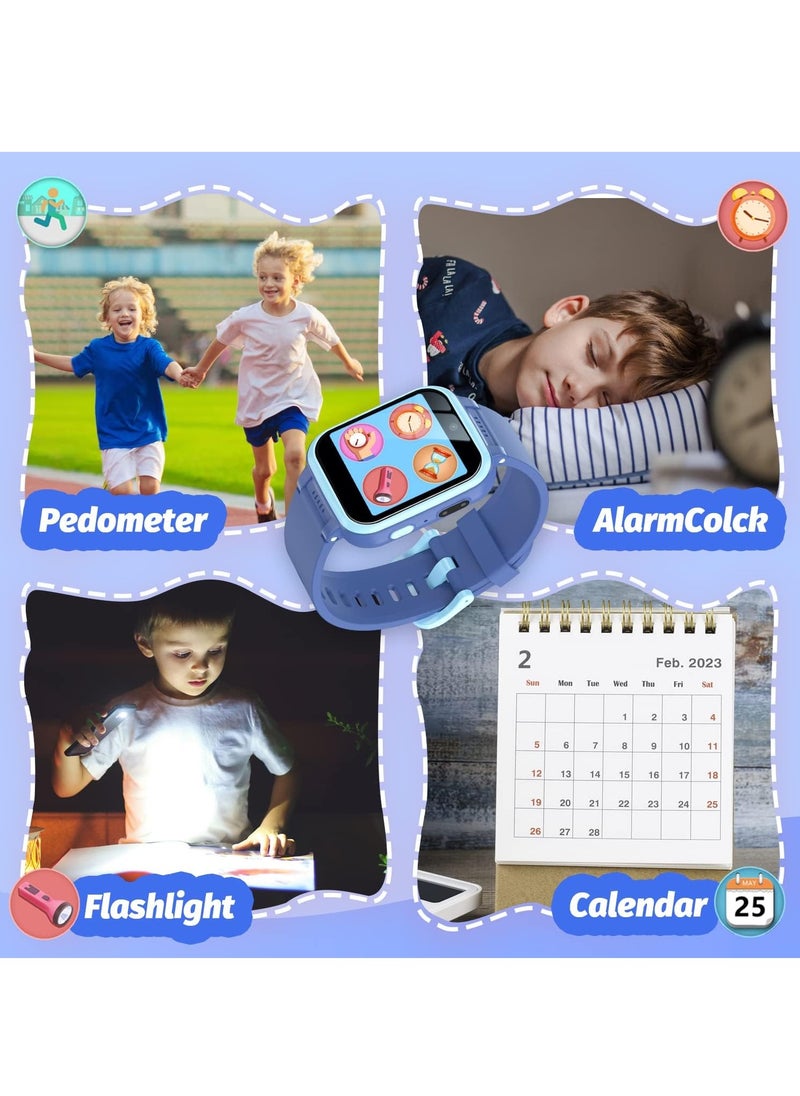 Kids Smart Watch Girls, Gifts For 3-10 Year Old Girls Dual Camera Touchscreen Smart Watch For Kids With Music Player, Educational Toys Toddles Birthday Gift For Girls Ages 6 7 8