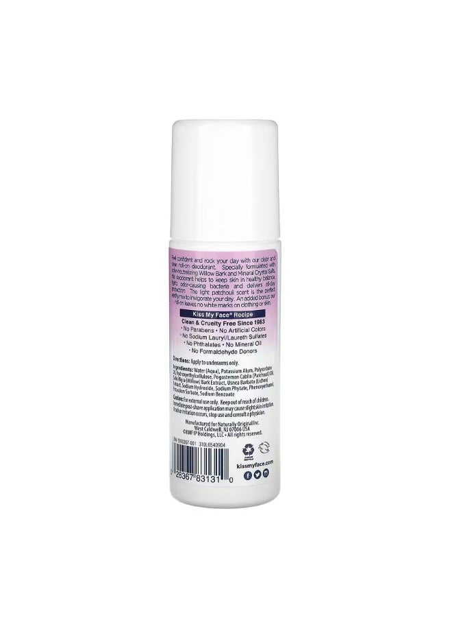 Liquid Rock Roll On Deodorant Patchouli 3 fl oz 88 ml