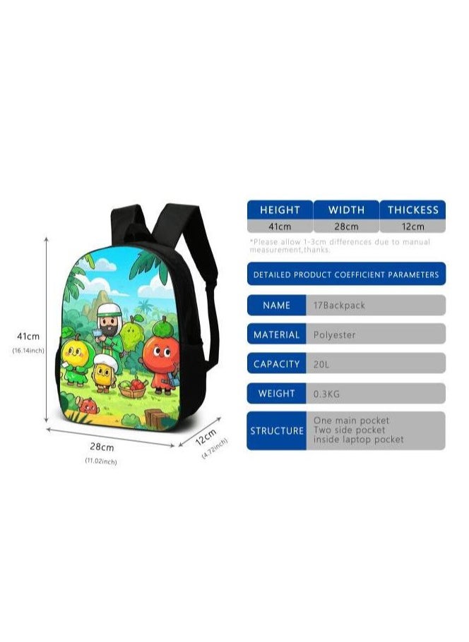 Cartoon style universal three-piece schoolbag - 399
