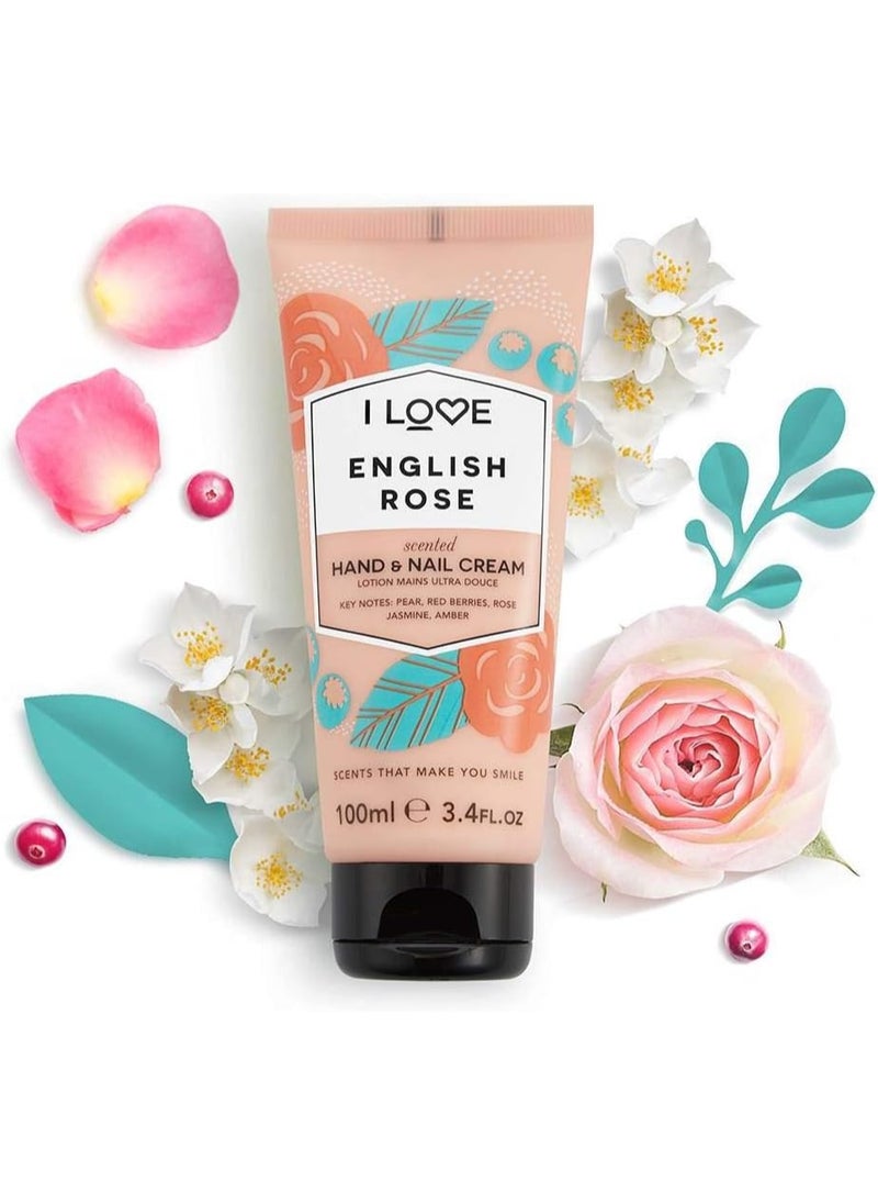 I Love Hand And Nail Cream English Rose 100 ml