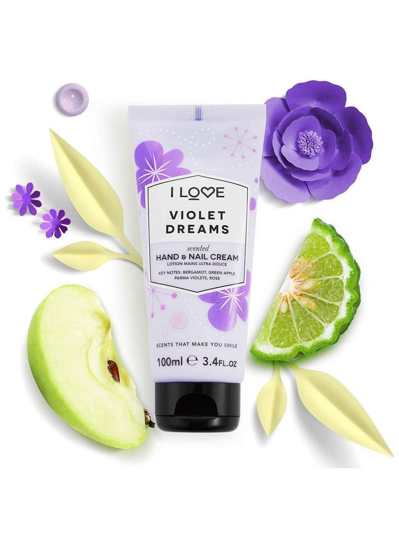 Hand And Nail Cream Violet Dreams, 100 ml