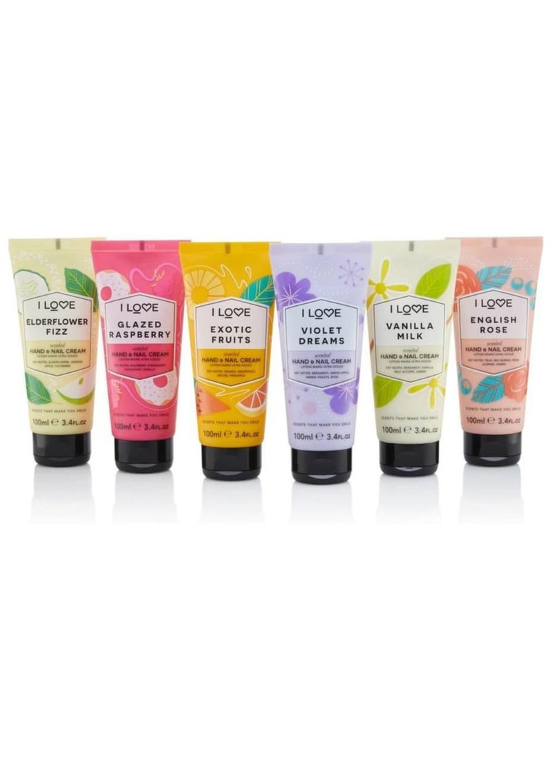 Hand And Nail Cream Glazed Raspberry, 100 ml