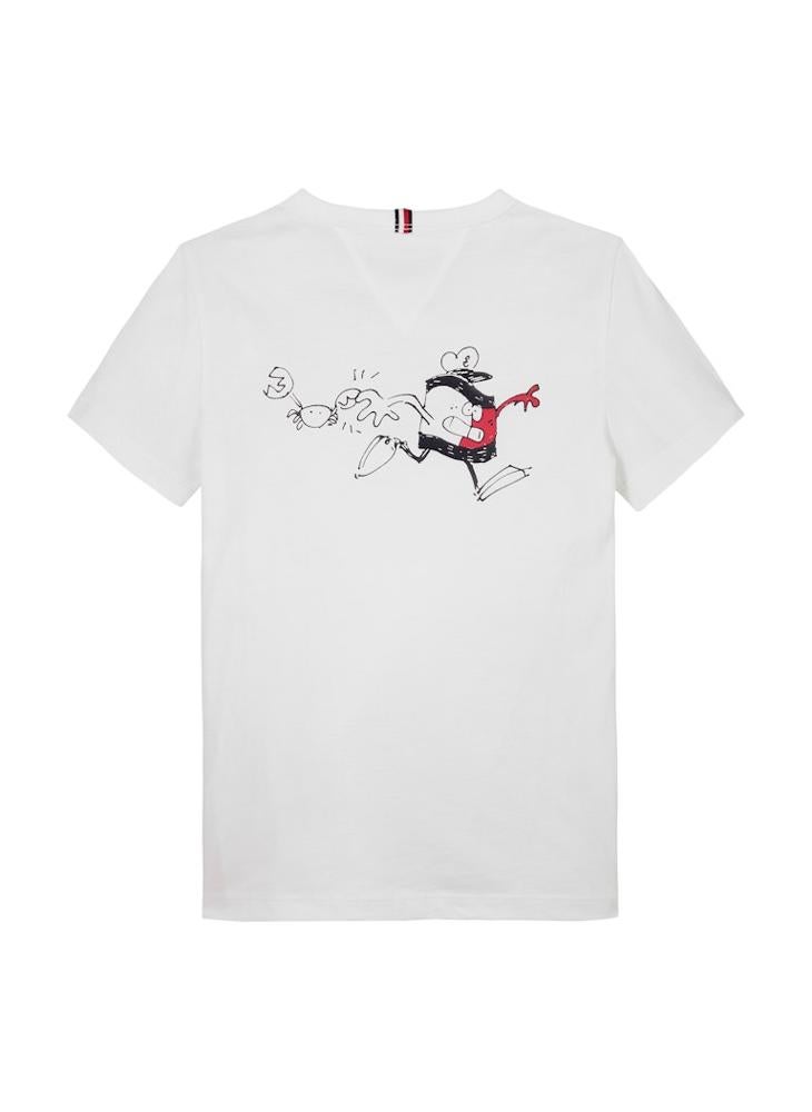 Kids Fun Flag Crew Neck T-Shirt