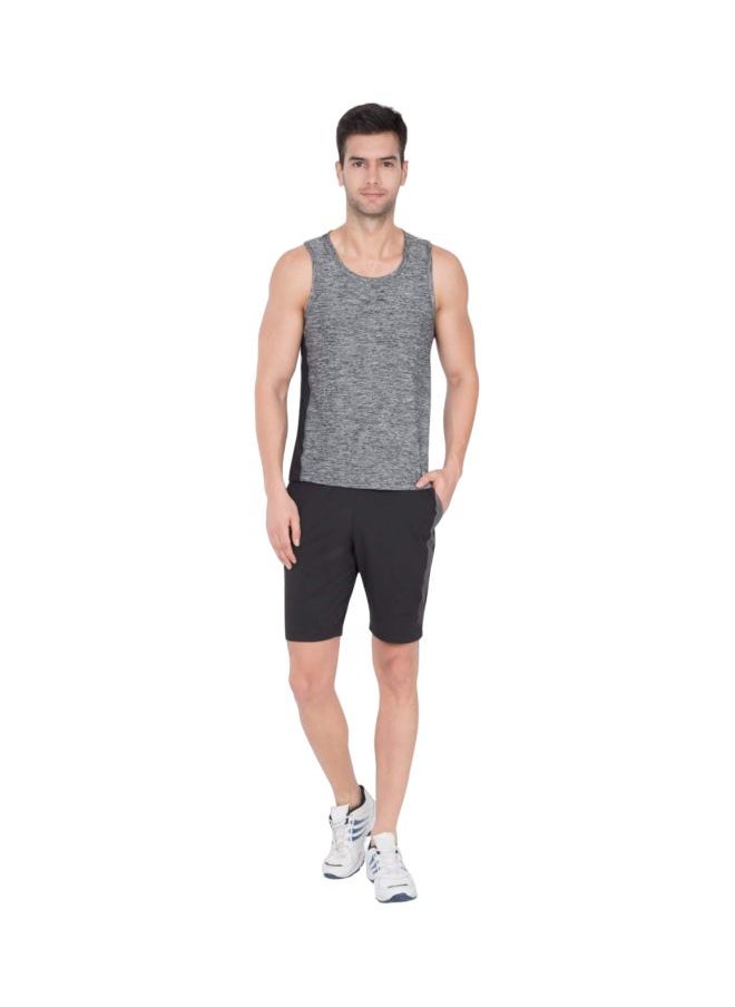Jockey SP19 Men Soft Touch Microfiber Elastane Stretch Straight Fit Solid Shorts with Back Zipper Pocket and Stay Fresh Treatment