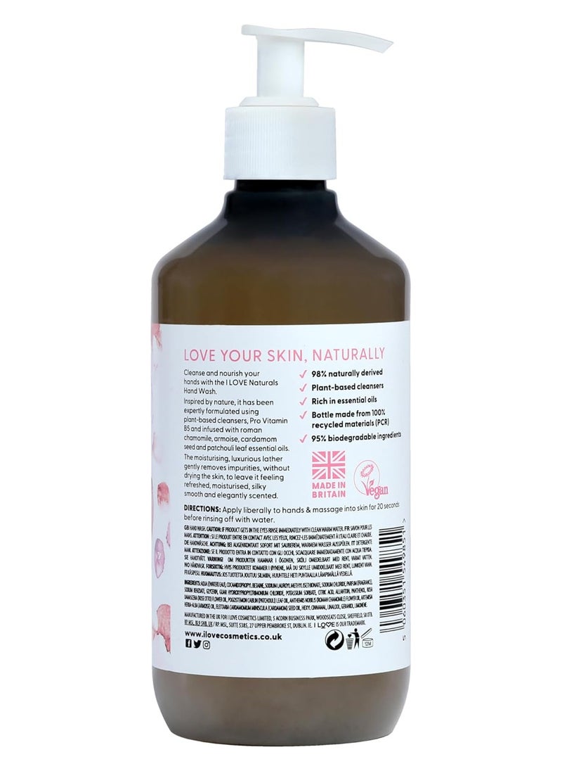 I Love Naturals Rose & Argan Hand Wash 500ml