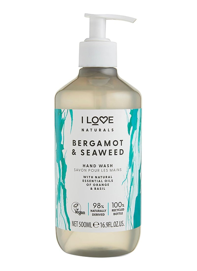Naturals Bergamot & Seaweed Hand Wash 500ml