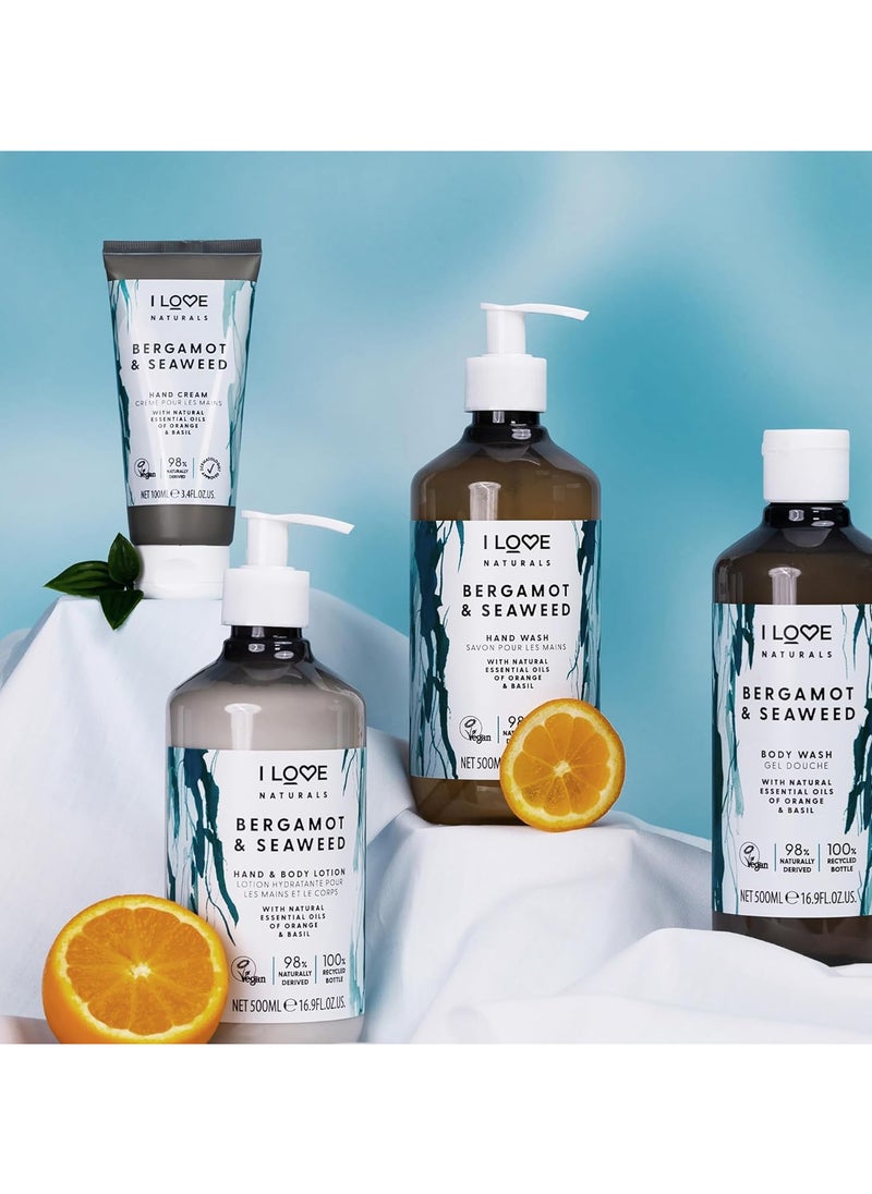 Naturals Bergamot & Seaweed Hand Wash 500ml