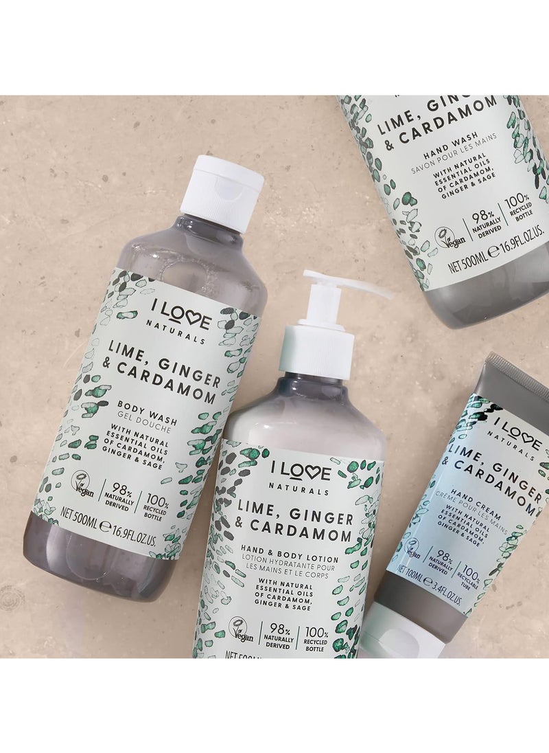 Naturals Lime Ginger & Cardamon Hand Wash 500ml