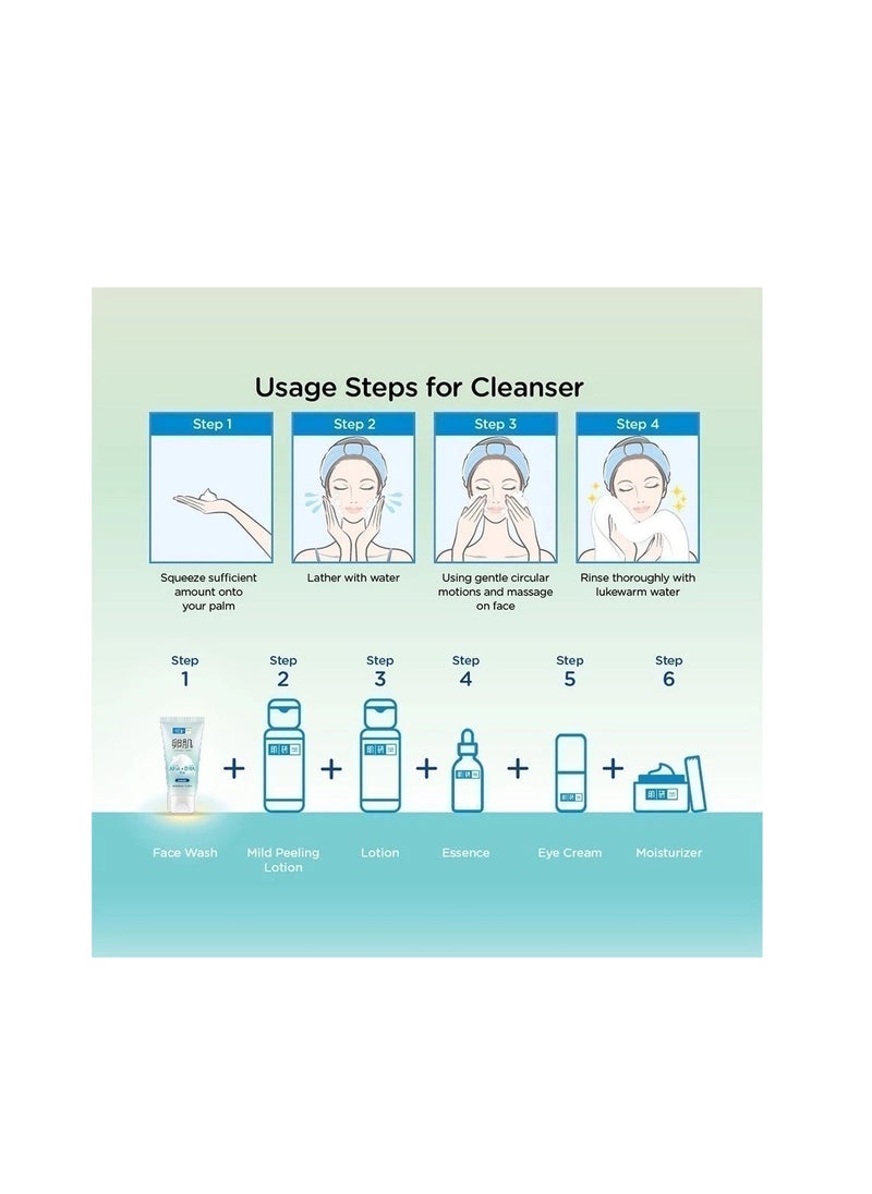 Hada Labo AHA/BHA Face Wash (130g)