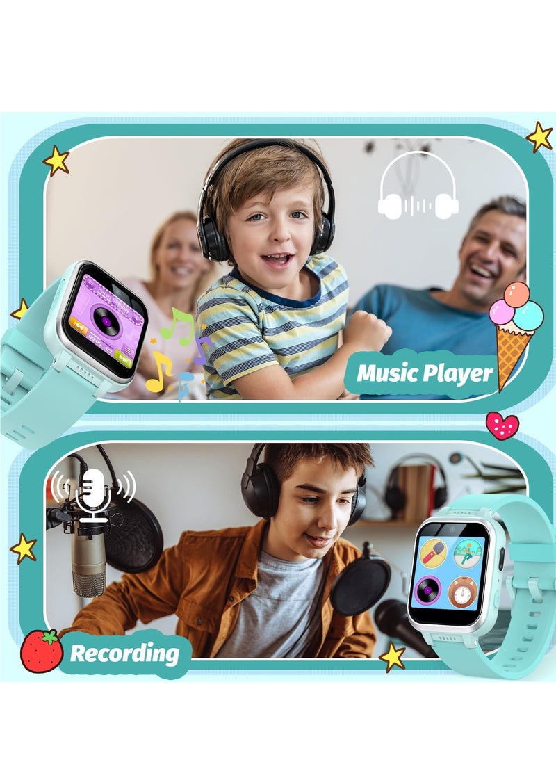 Kids Smart Watch Girls, Gifts For 3-10 Year Old Girls Dual Camera Touchscreen Smart Watch For Kids With Music Player, Educational Toys Toddles Birthday Gift For Girls Ages 6 7 8