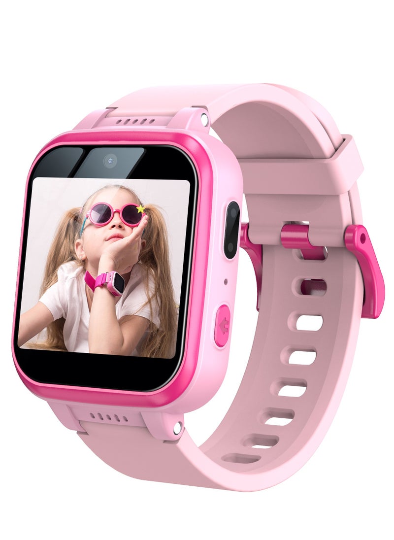 Kids Smart Watch Girls, Gifts For 3-10 Year Old Girls Dual Camera Touchscreen Smart Watch For Kids With Music Player, Educational Toys Toddles Birthday Gift For Girls Ages 6 7 8
