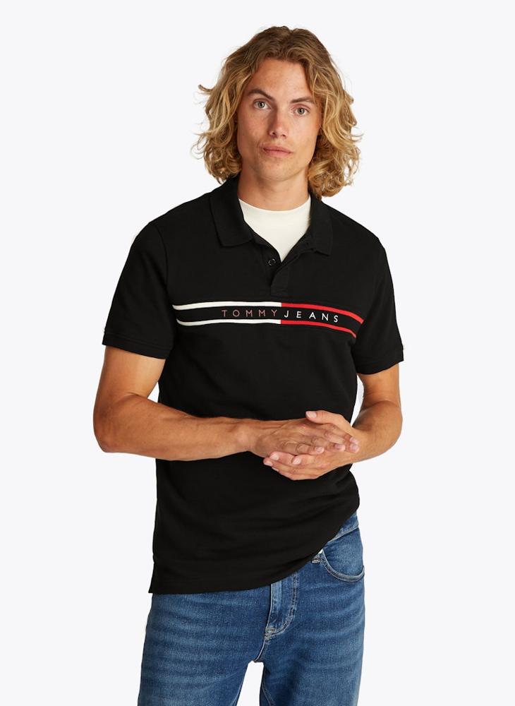 Slim Flag Short Sleeve Polo