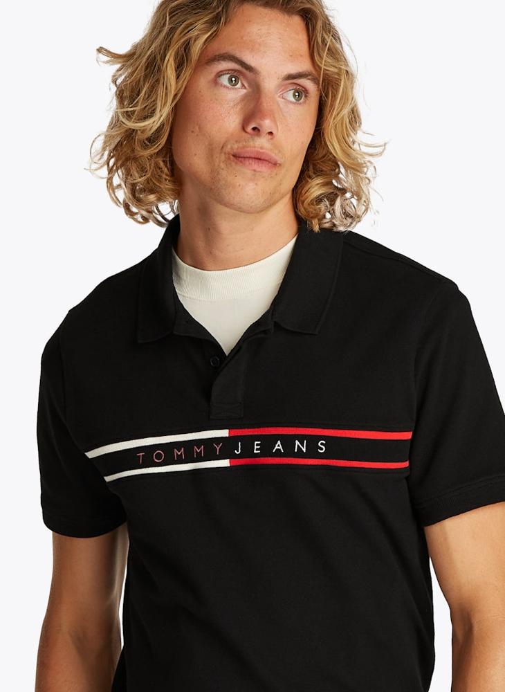 Slim Flag Short Sleeve Polo
