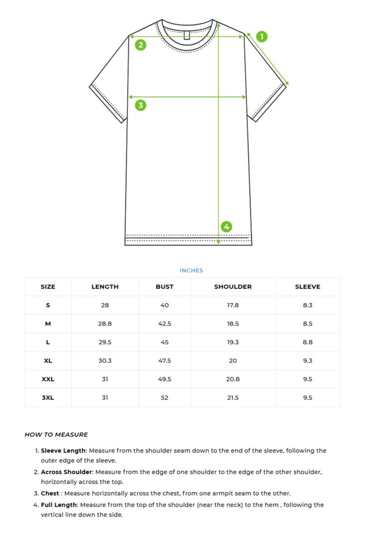 Men’s Cotton T-Shirt – Soft, Breathable & Comfortable, Perfect for Casual Wear, Ideal for Everyday & Summer Wear