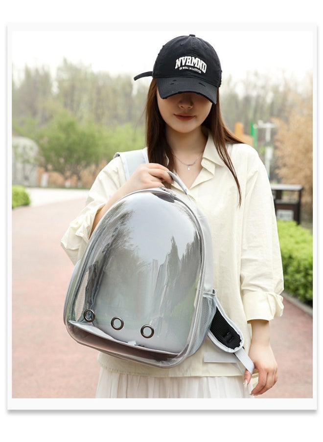 Cat Carrier Backpack - Portable Transparent Spaceship Design