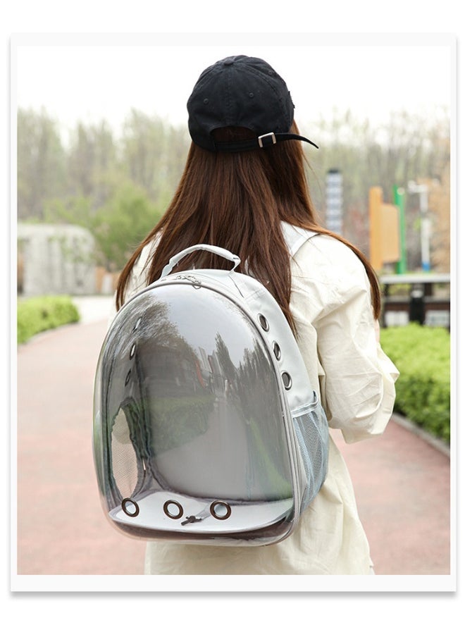 Cat Carrier Backpack - Portable Transparent Spaceship Design