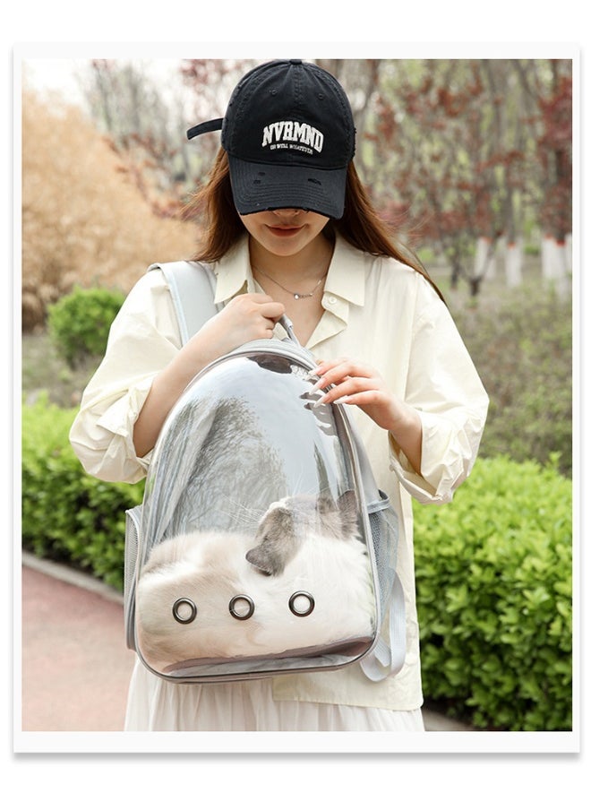 Pet Backpack for Cats - Portable Transparent Space Capsule Design