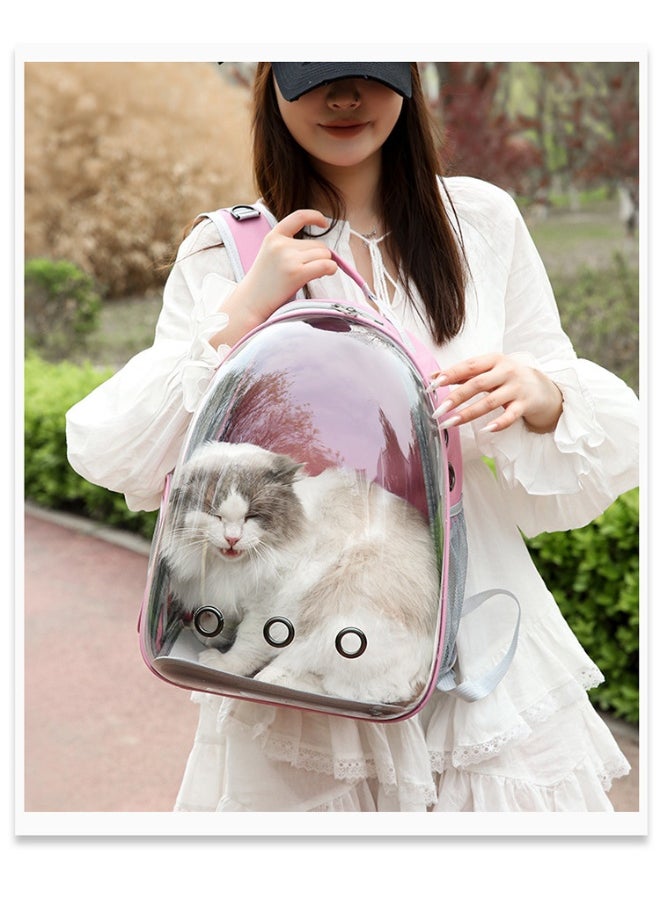 Cat Backpack - Portable Transparent Space Capsule Design