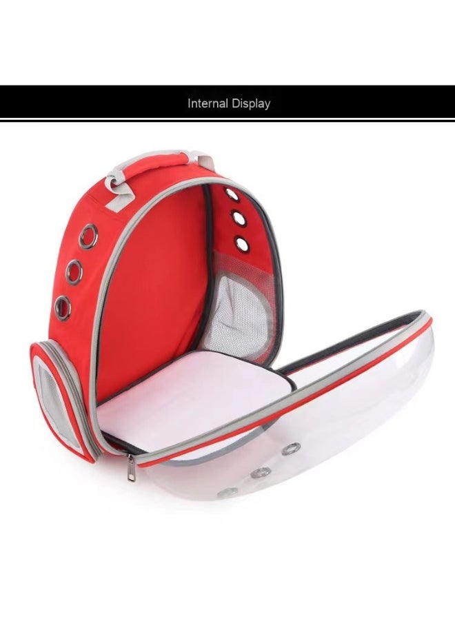 Cat Backpack - Portable Transparent Space Capsule Design