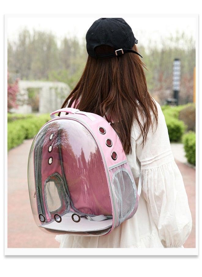 Cat Backpack - Portable Transparent Space Capsule Design