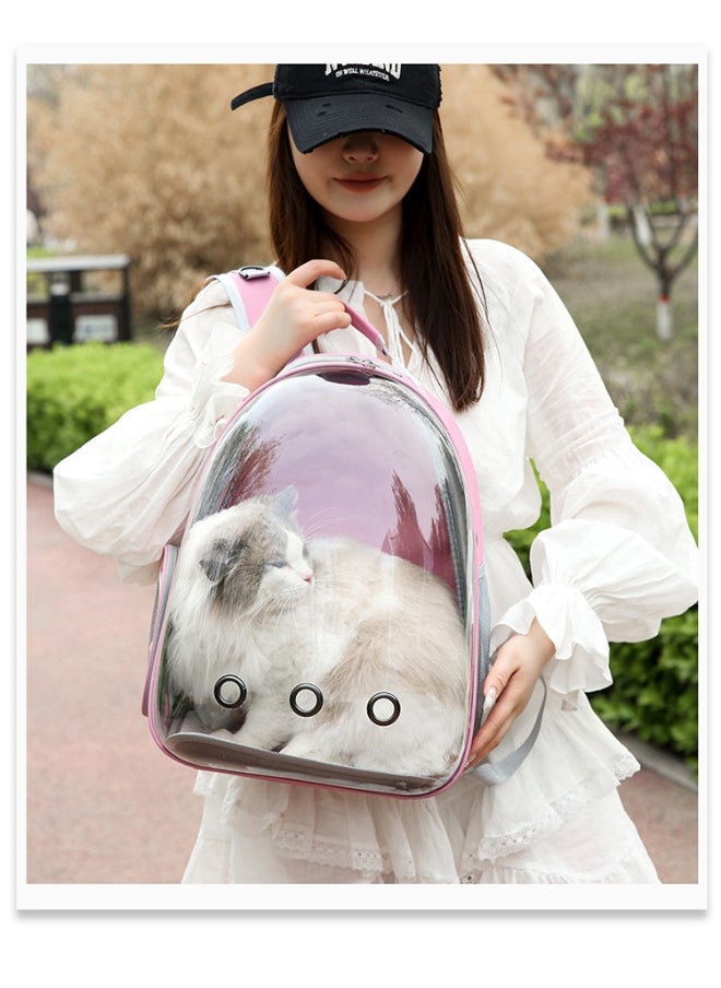 Cat Backpack - Portable Transparent Space Capsule Design