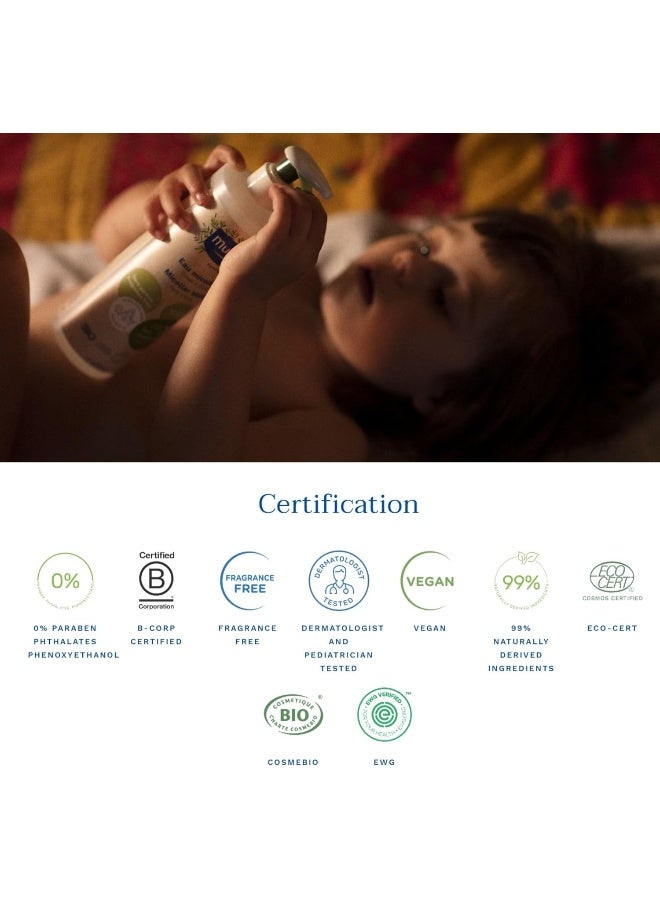 Organic Diaper Change Set - Certified Organic No-Rinse Micellar Water 400 ML And Certified Organic Diaper Cream 75 ML