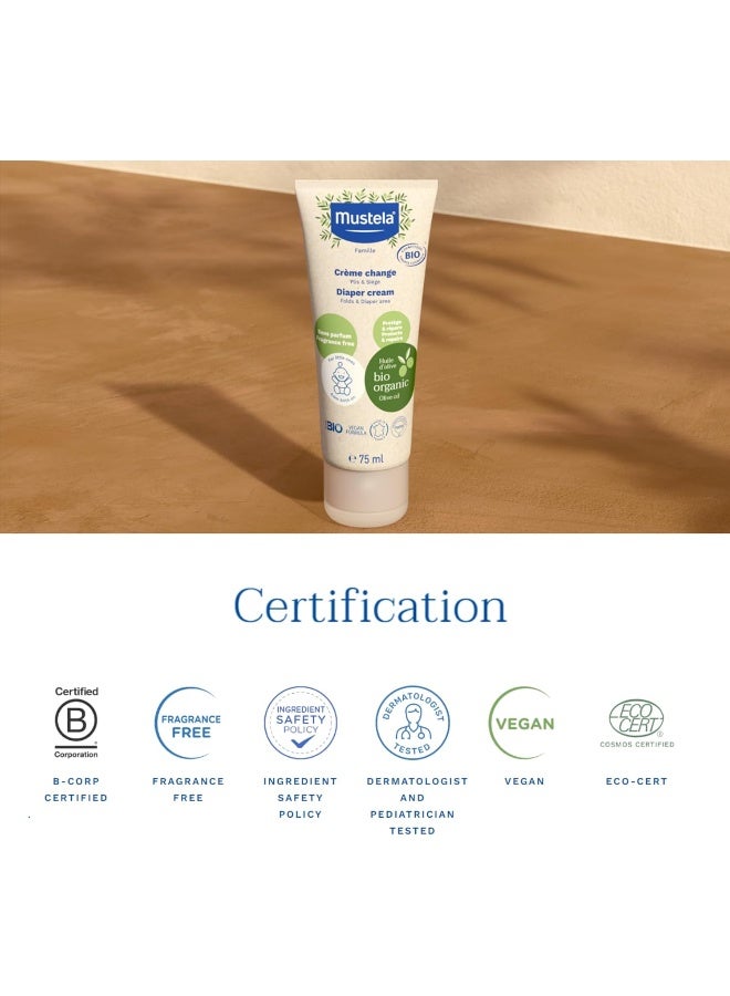 Organic Diaper Change Set - Certified Organic No-Rinse Micellar Water 400 ML And Certified Organic Diaper Cream 75 ML
