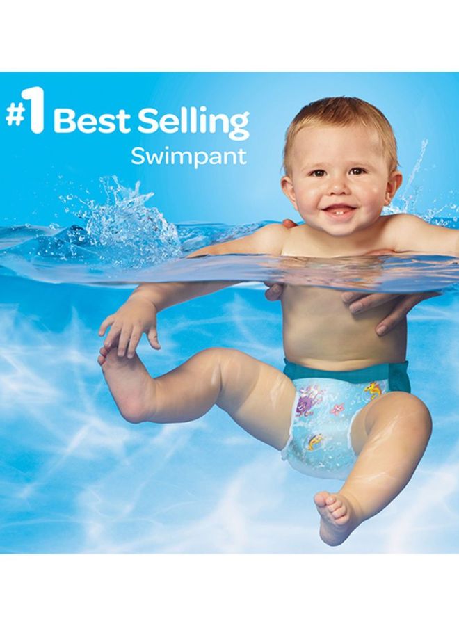 Little Swimmer Disposable Swim Pants Diapers, 7 - 12 Kg, 96 Count ( 8 x 12 Pack ) - Small, Easy Open Sides