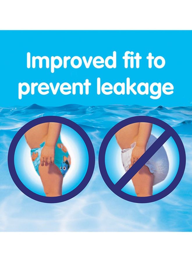 Little Swimmer Disposable Swim Pants Diapers, 7 - 12 Kg, 96 Count ( 8 x 12 Pack ) - Small, Easy Open Sides