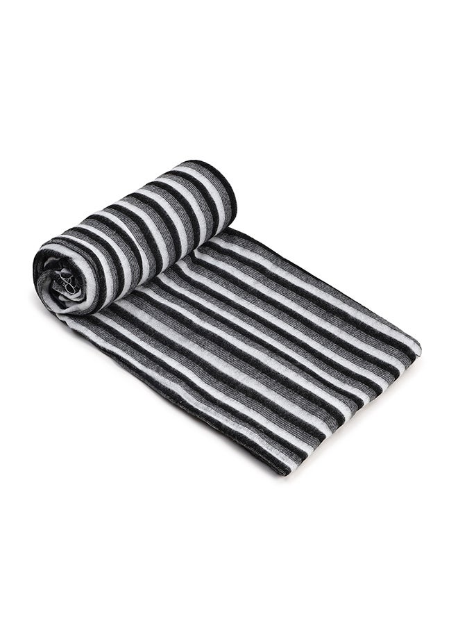 All Season Multipurpose Polar Fleece/Summer AC Blanket/Single Bed Blanket/Light Weight Blanket, Black, 130 X 215 Cm