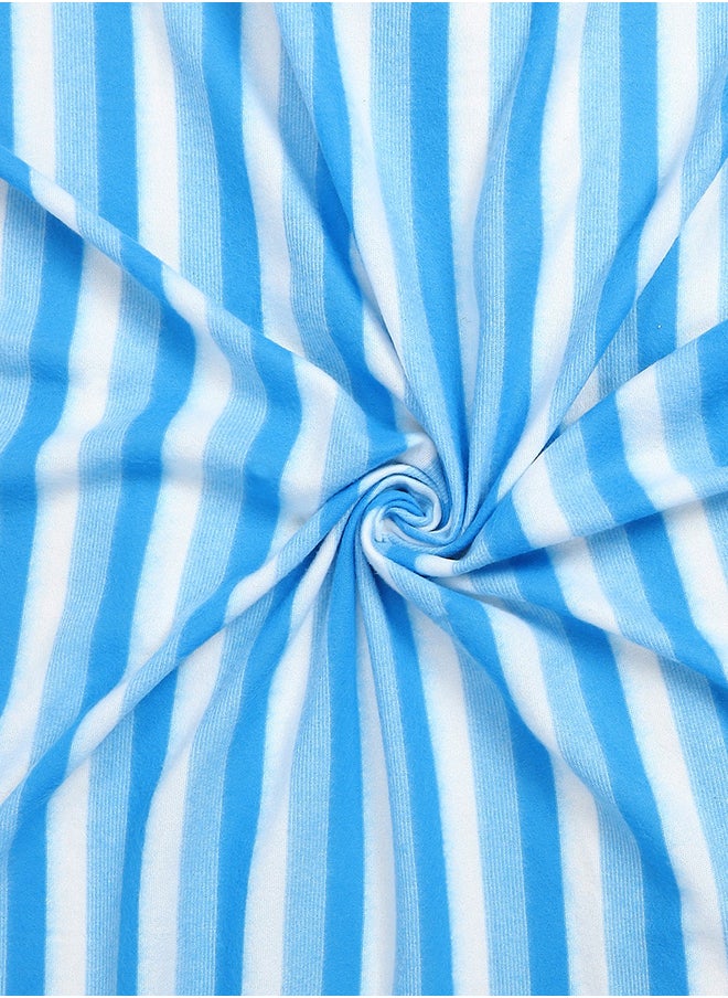 All Season Multipurpose Polar Fleece/Summer AC Blanket/Single Bed Blanket/Light Weight Blanket, Blue, 130 X 215 Cm