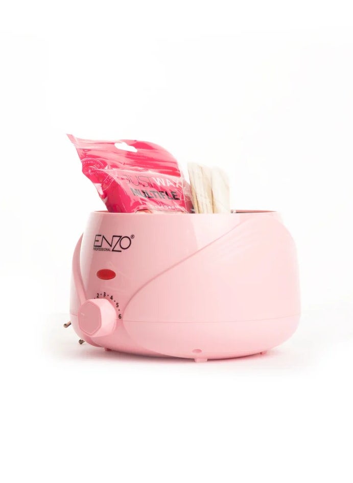 Enzo Professional Hair Wax Warmer – Full Body Waxing Kit for Legs, Arms, Armpits & Face – Compatible with All Wax Types